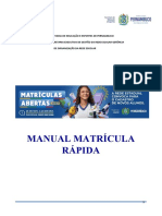 Manual Da Matrícula - 2023