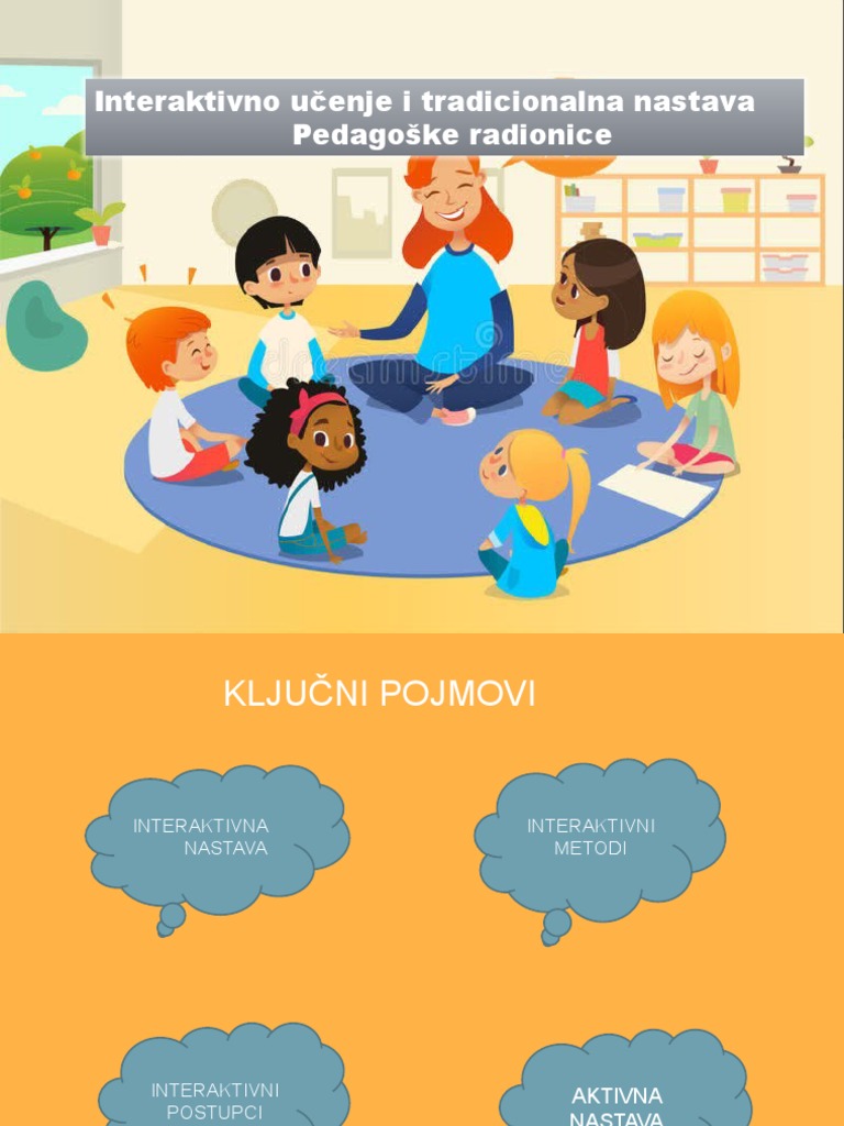 Interaktivno Učenje I Tradicionalna Nastava | PDF