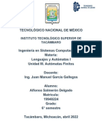 Unidad 3 Lenguajes y Automatas 1 - Alfonso Salmerón Delgado