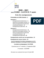 Listes Enseignements Histoire Licence 3 2020-2021 3