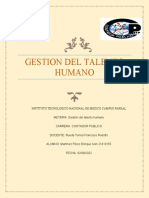 Gestion Del Talento Humano: (Subtítulo Del Documento)