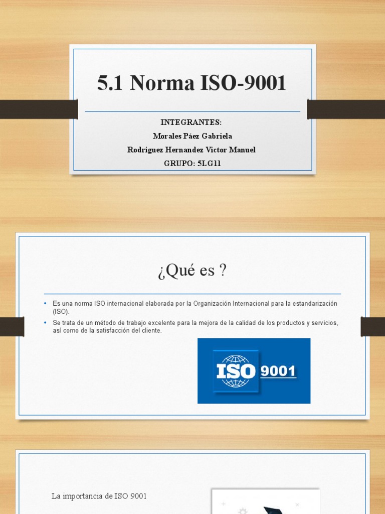 Importancia de la Norma ISO 9001 | PDF | Crecimiento personal y ...