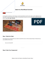 Adding A Current Limit Feature To A BuckBoost Conv