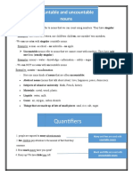 Worksheet Quantifiers