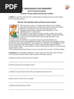 7º Básico WORKSHEET - FREE - TIME - ACTIVITIES - 82473 - 20190907 - 20160826 - 123202