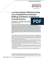 Artigo Ranavirus Sequenciamento Completo