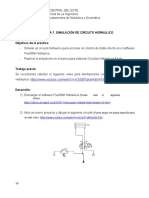 Práctica 7. Simulación de Circuito Hidráulico