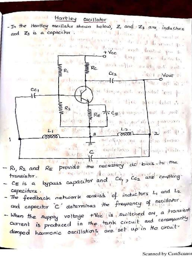 Hartley & Colpitts Oscillator PDF