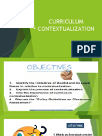 Curriculum-Contextualization