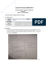 Evaluación Final de Física 1