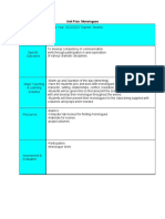 Drama 8 and 9 Monologue Unit Plan