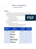 Comparatives and Superlatives