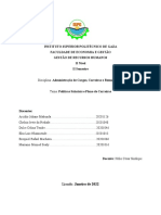 Políticas salariais e planos de carreira