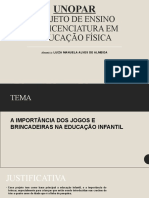 A importância dos jogos e brincadeiras na educação infantil