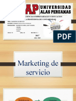 Marketing de Servicio EXPOSICION