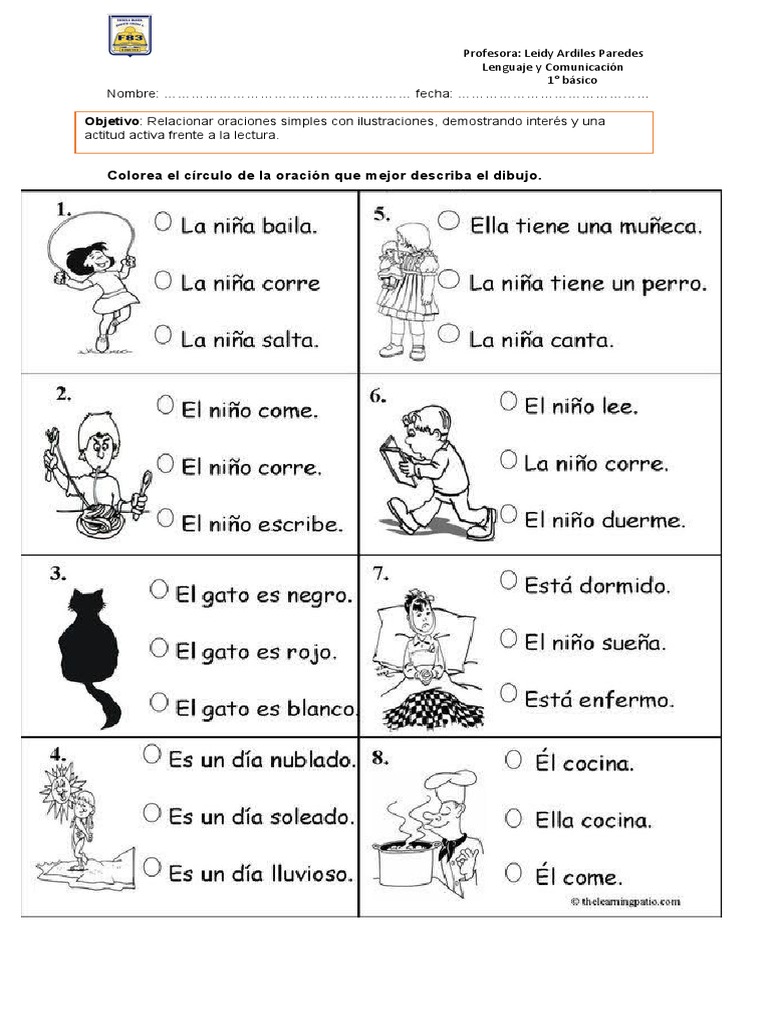 Guia 1° | PDF | Crecimiento personal y profesional | Artes del Lenguaje ...