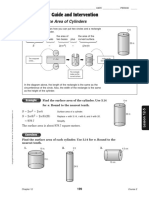 Surface Area of Cylinder