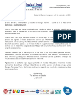 Comunicado de Pagos 2022