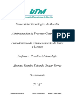 Procedimiento de Almacenamiento