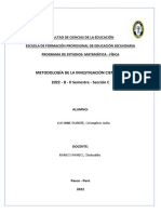 La Prioridad Del Método en La Investigación Pedagógica