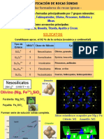 Silicatos y Minerales Formadores de Las Rocas