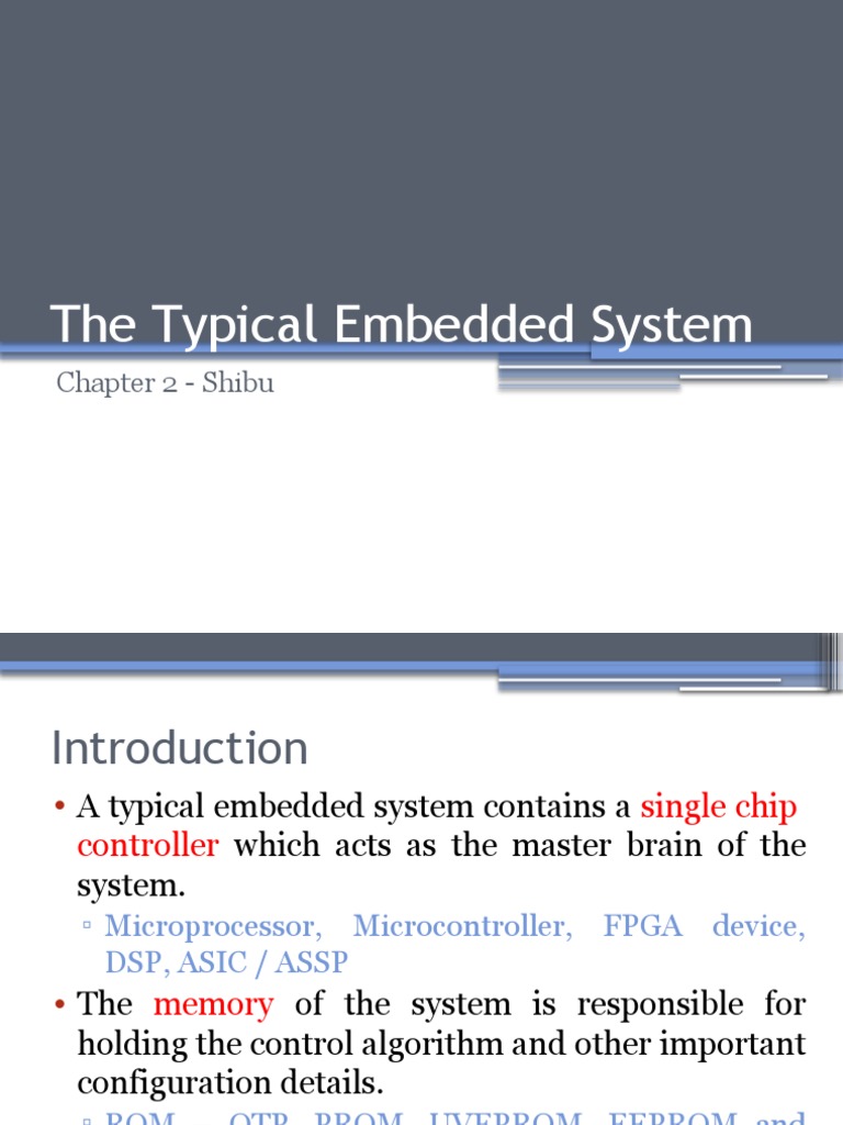 Core of Embedded System | PDF | Embedded System | Microcontroller