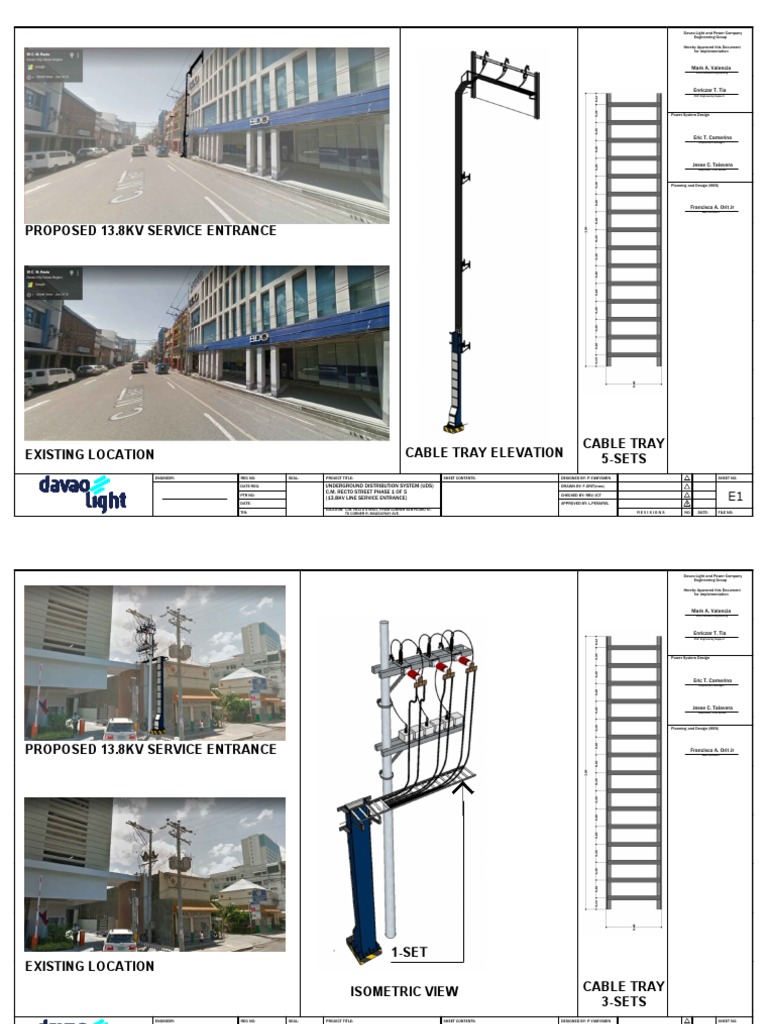 Uds - Cable With Tray in Service Entrance - Sheme 5 | PDF