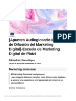 Apuntes Audioglosario Medios de Difusin Del Marketing Digital-Escuela de Marketing Digital de Platzi
