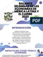 Balance Preliminar de Las Economías de América Latina y WL Caribe 2020