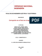 Monografía - Corrupcion en El Peru en El Siglo Xxi