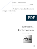 Eurocode 1 Perfectionnement. Combinaiso... T, Métal