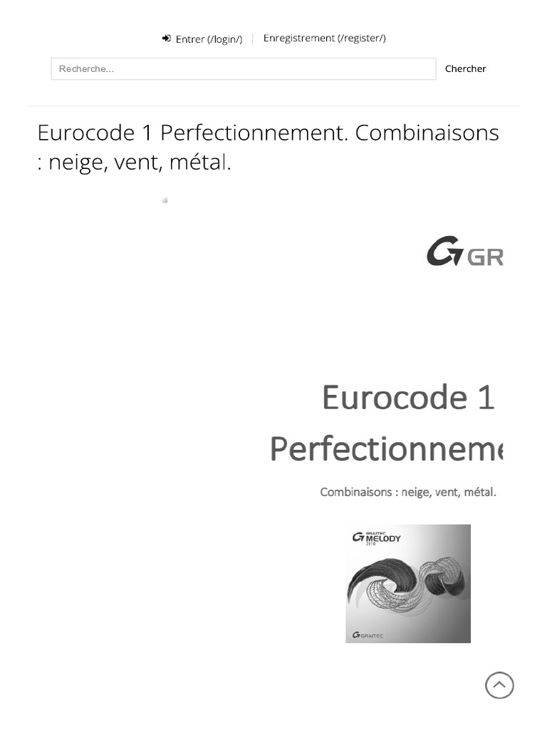 Eurocode 1 Perfectionnement. Combinaiso... T, Métal | PDF
