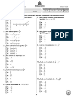 Prueba Diagnóstica 8º Matemáticas (2011)