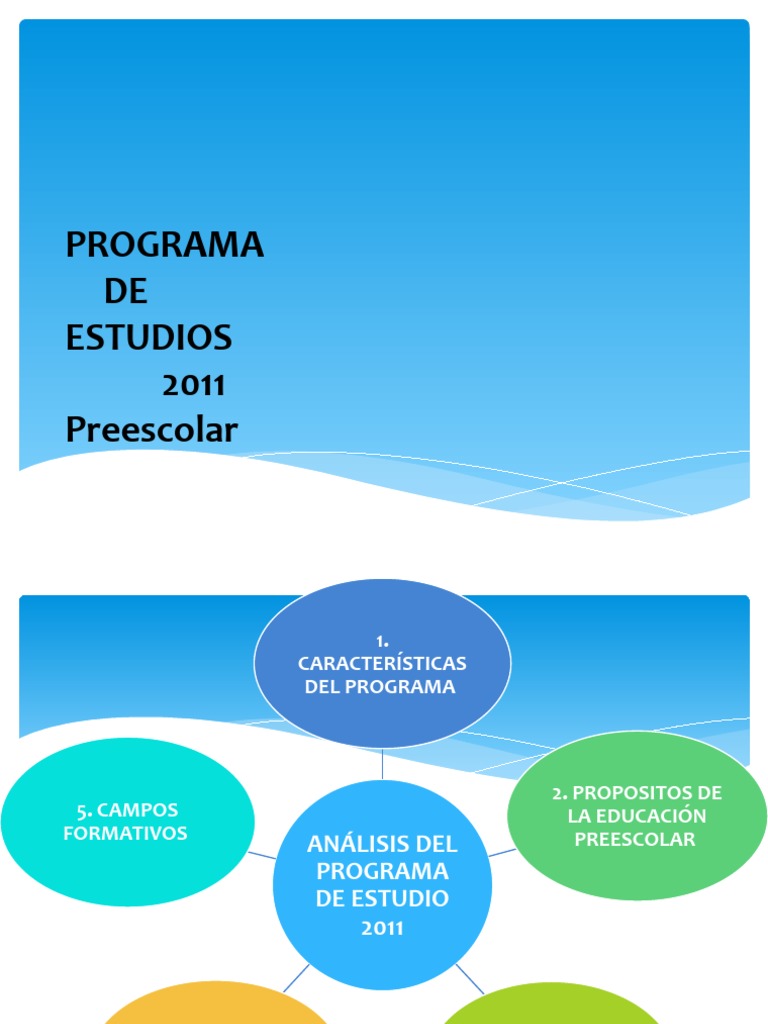 Análisis del Programa Preescolar 2011 | PDF | Educación de la primera ...