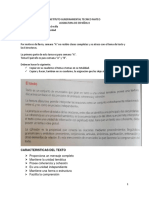 Español II, Tarea Martes 11 Octubre