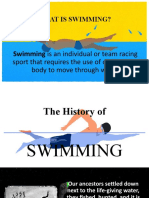 PE 213 History of Swimming