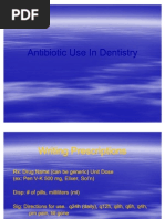 Antibiotic Use in Dentistry