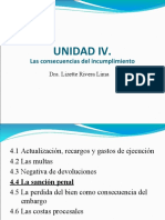 Consecuencias Incumplimiento Unidad 3