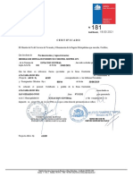 Proyecto N°61109 Certificado 181F Serviu