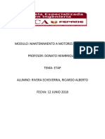 Modulo: Mantenimiento A Motores Electricos Profesor: Donato Hemrriquez Tema: Etap Alumno: Rivera Echeverria, Ricardo Alberto FECHA: 12 JUNIO 2018