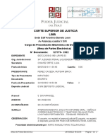 Lima Corte Superior de Justicia: Cargo de Presentación Electrónica de Documento (Mesa de Partes Electrónica) 127779