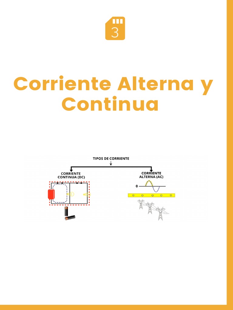 Corriente Alterna vs. Continua: Características y Usos | PDF ...