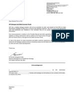 Acknowledgement Letter - GP Dialogue - Revised Aug2022