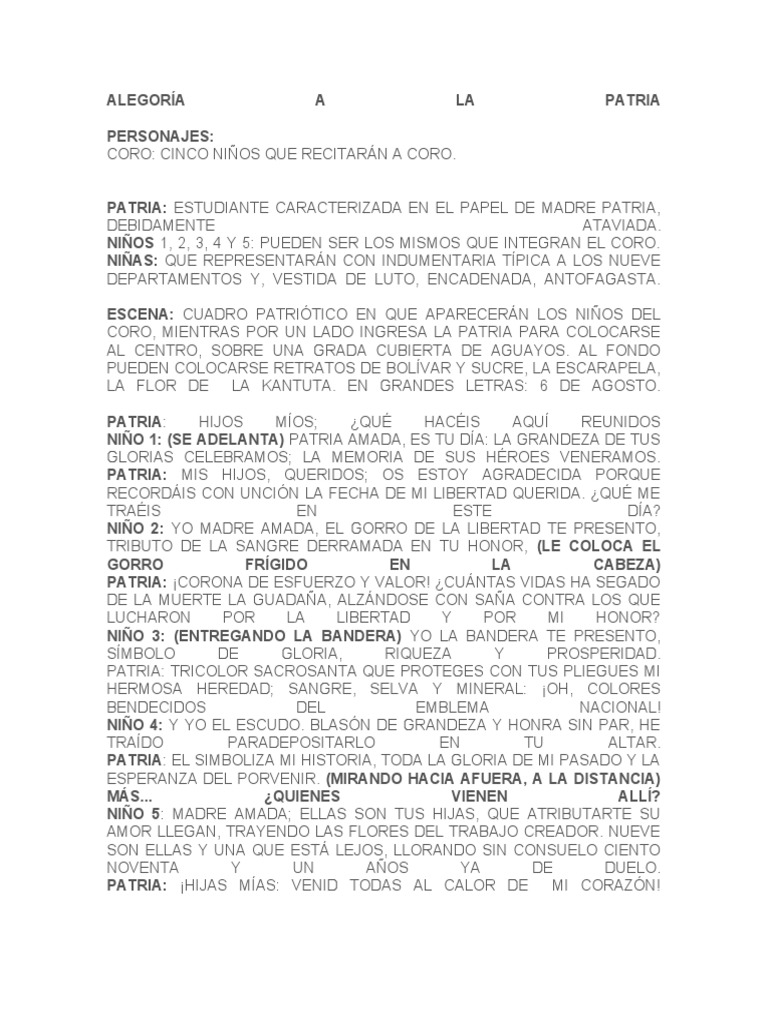 Alegoría A La Patria PDF