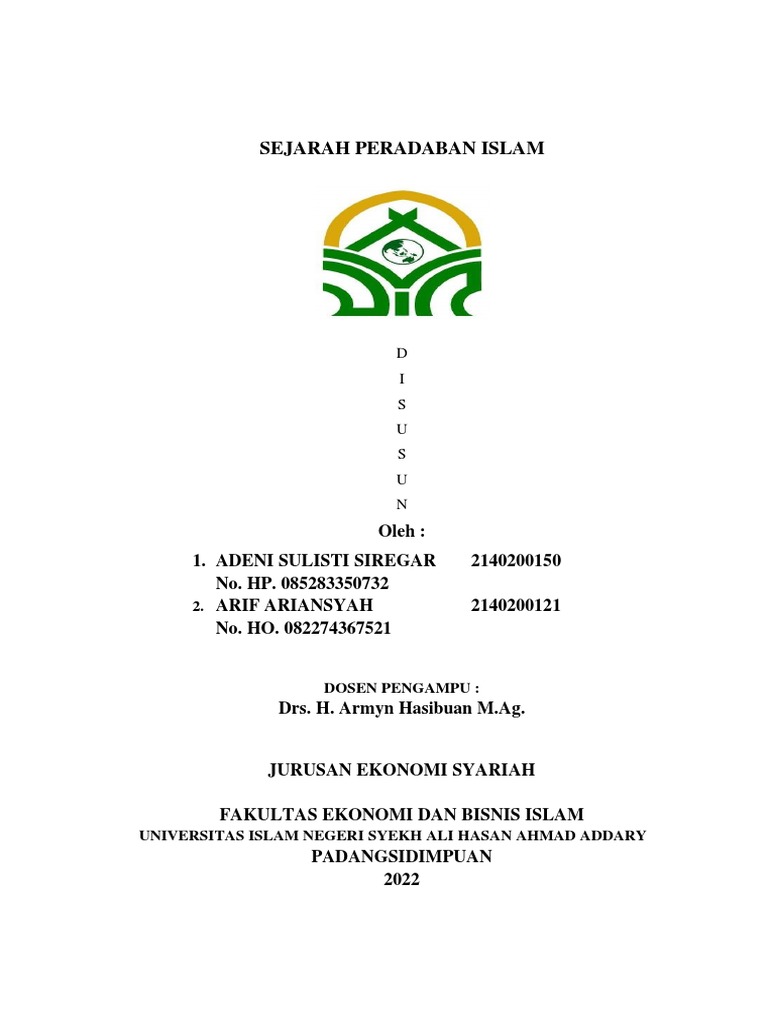 Sejarah Peradaban Islam | PDF