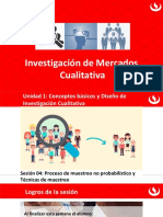 IMC - Clase Sem 4 - Proceso de Muestreo No Probabilístico y Técnicas de Muestreo