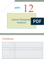 Topic 12 - Labour Management Relations