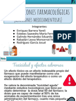 Interacciones Farmacologicas (Reacciones Medicamentosas)