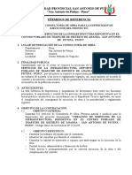 TDR Servicio Consultoria Obra Supervision - Pedro Vilcapaza2