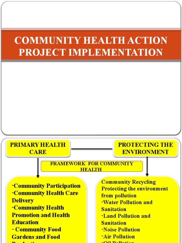 Community Health Action Project Implementation | PDF | Air Pollution ...
